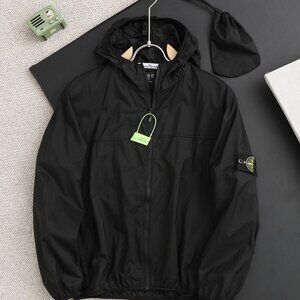 STONE ISLAND 23 spring and summer new waterproof breathable hooded jacket skin c